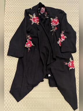 Johnny Was JWLA Auri Rose Cardigan Dress Women's Size Large
